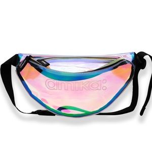 AMIKA holographic hip fanny pack belt bag